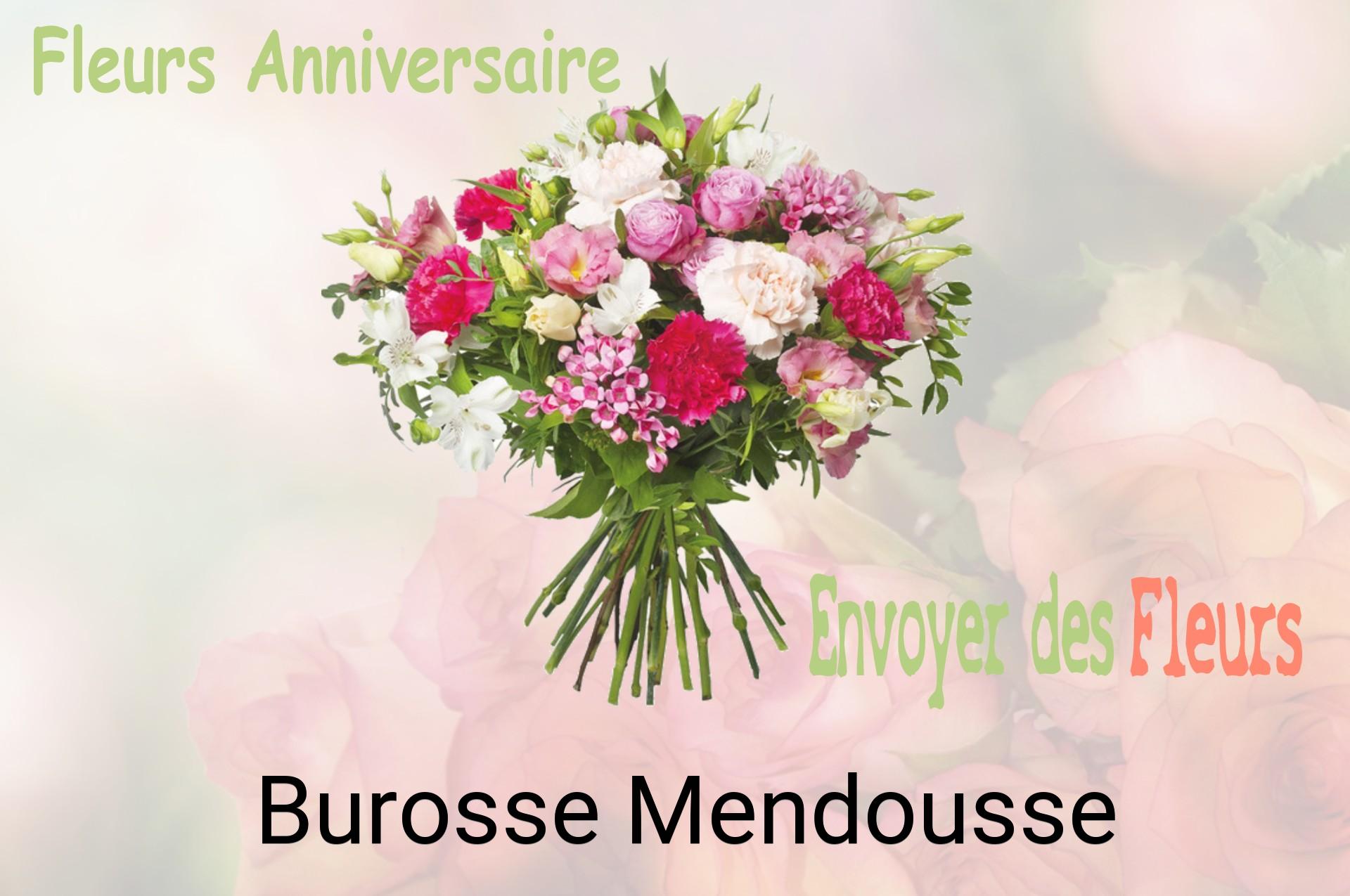 Bouquet de fleurs d’anniversaire livré à Burosse-Mendousse