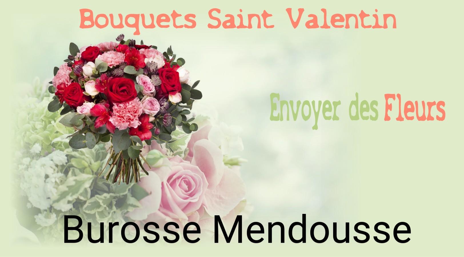 Roses de Saint-Valentin livrées à Burosse-Mendousse